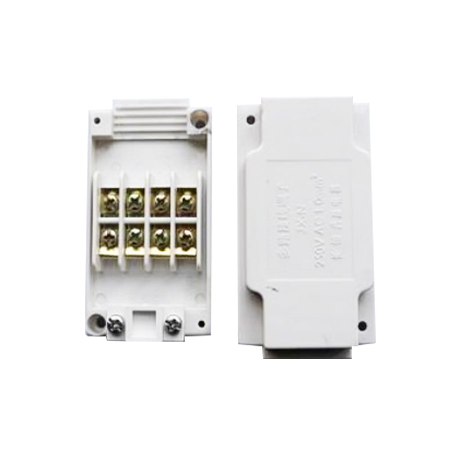 JX-N 250V 1 mm² Caja de unión de cuatro vías blanca